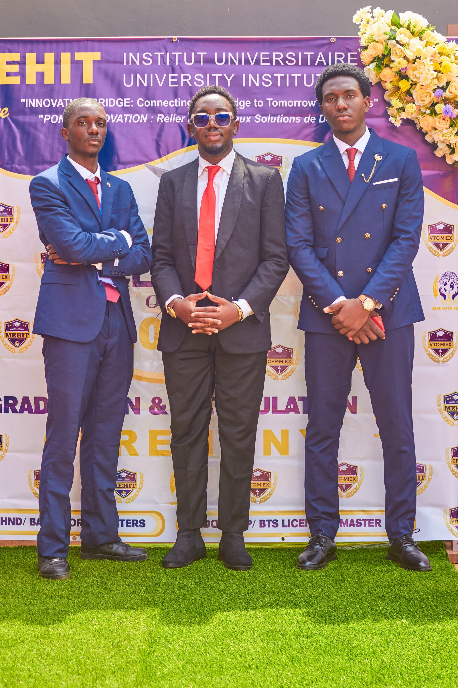 Academic graduates celebrating